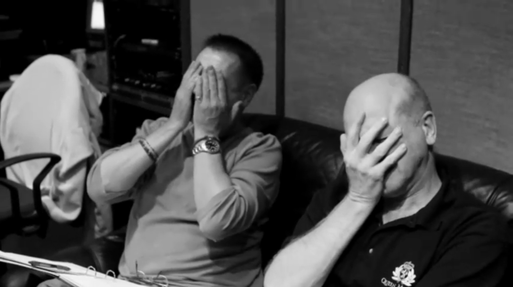Behind-the-scenes facepalm moment