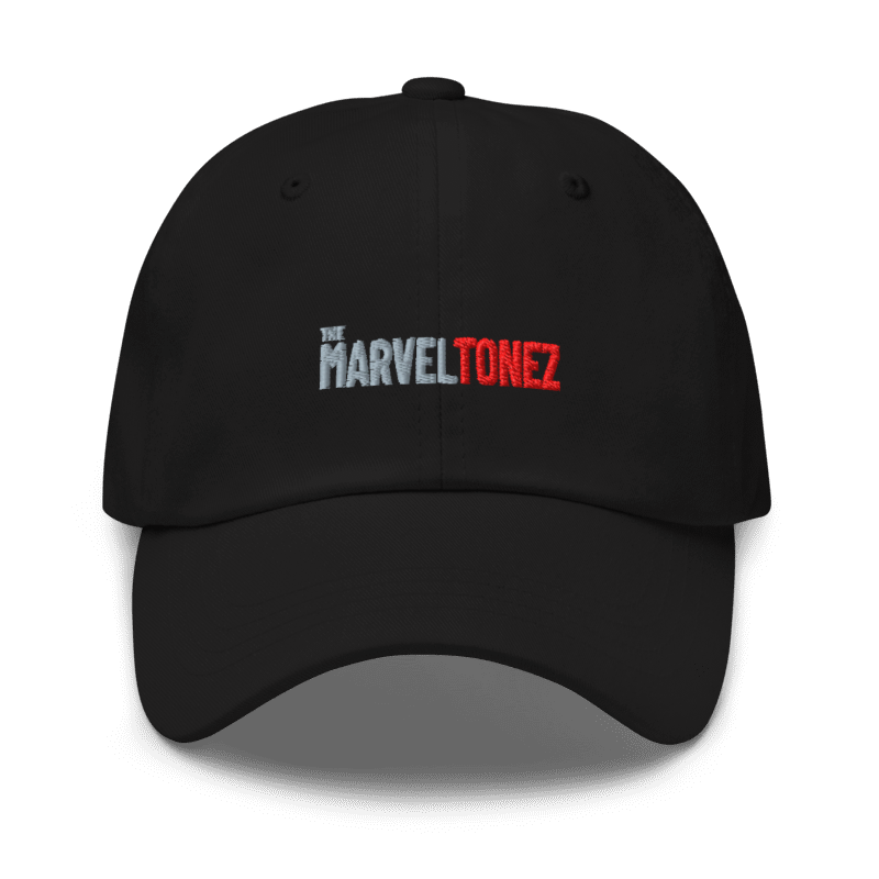 Premium Black Baseball Cap Printful mock-up 2