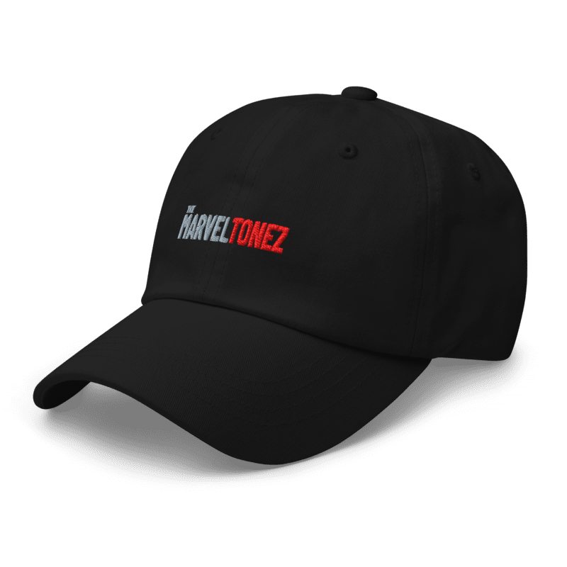 Premium Black Baseball Cap Printful mock-up 3