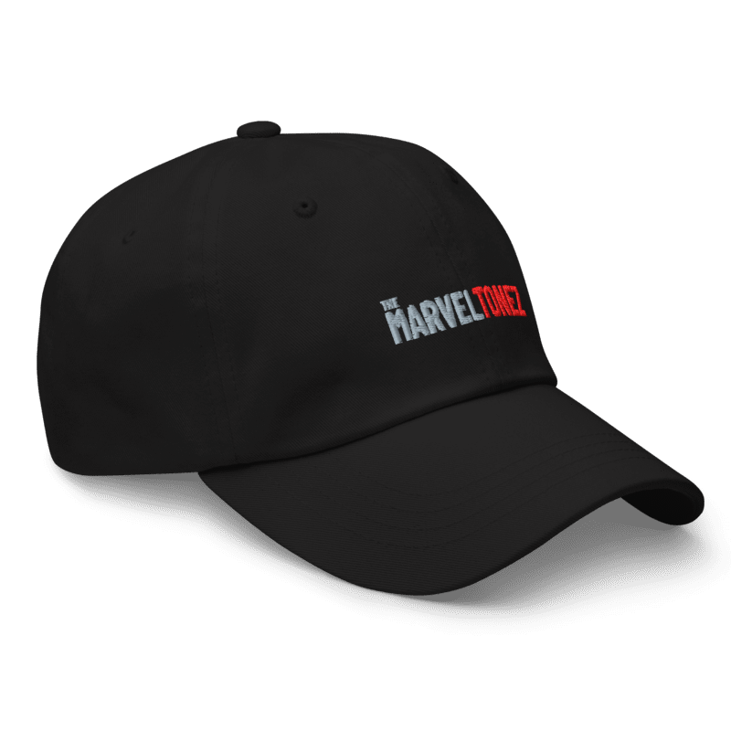 Premium Black Baseball Cap Printful mock-up 4