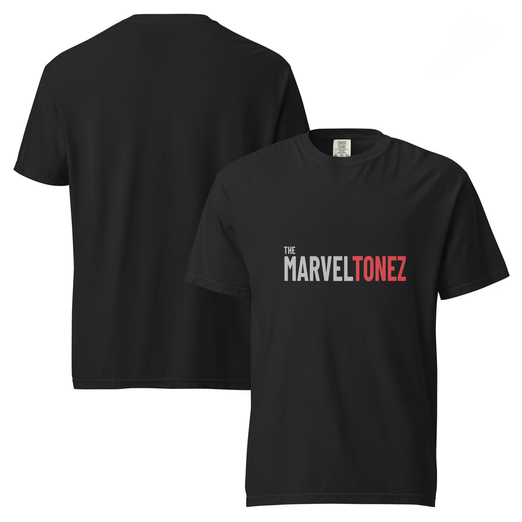 Premium Black T-shirt Printful mock-up 3