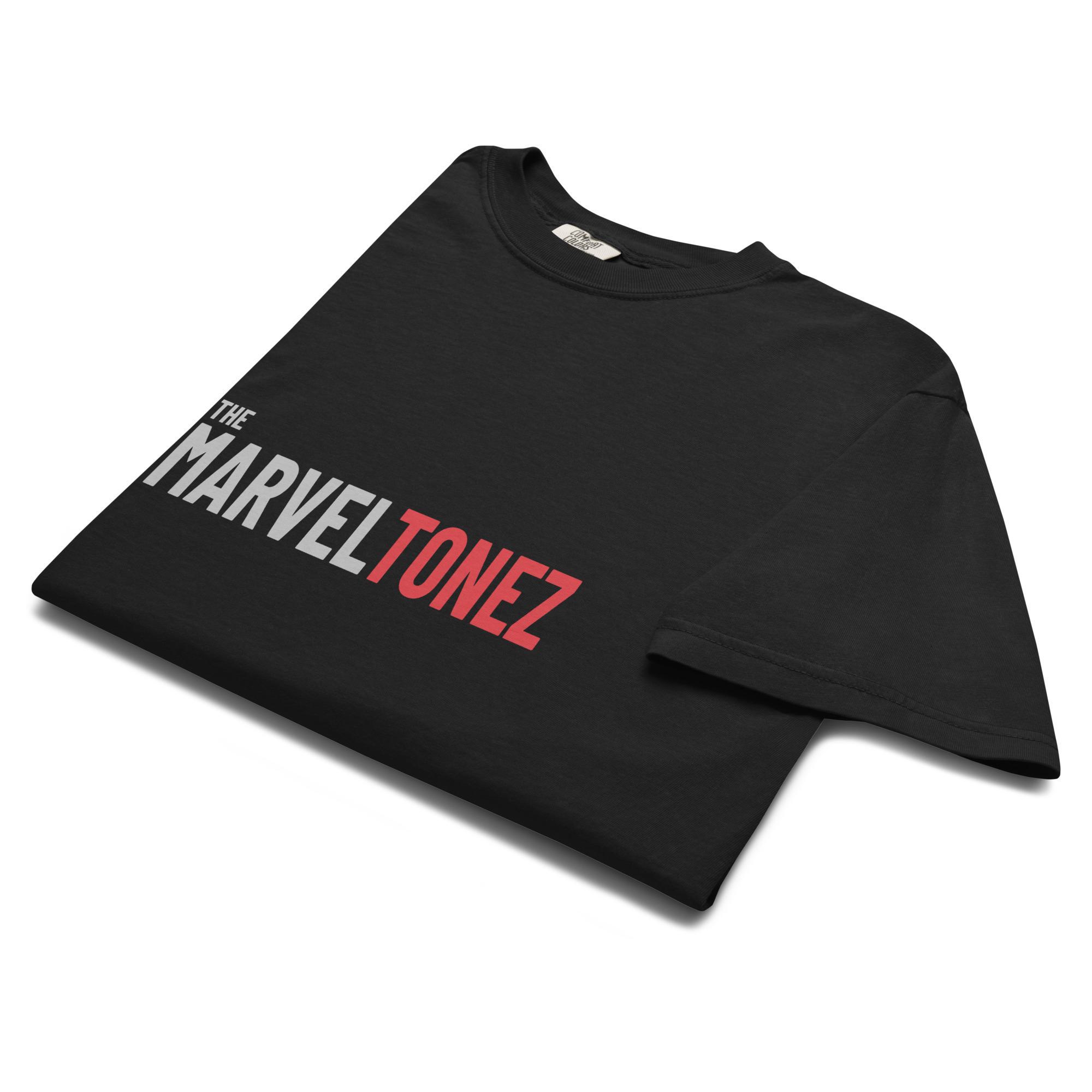 Premium Black T-shirt Printful mock-up 4